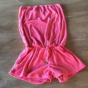 Juicy couture pink bathing suit cover